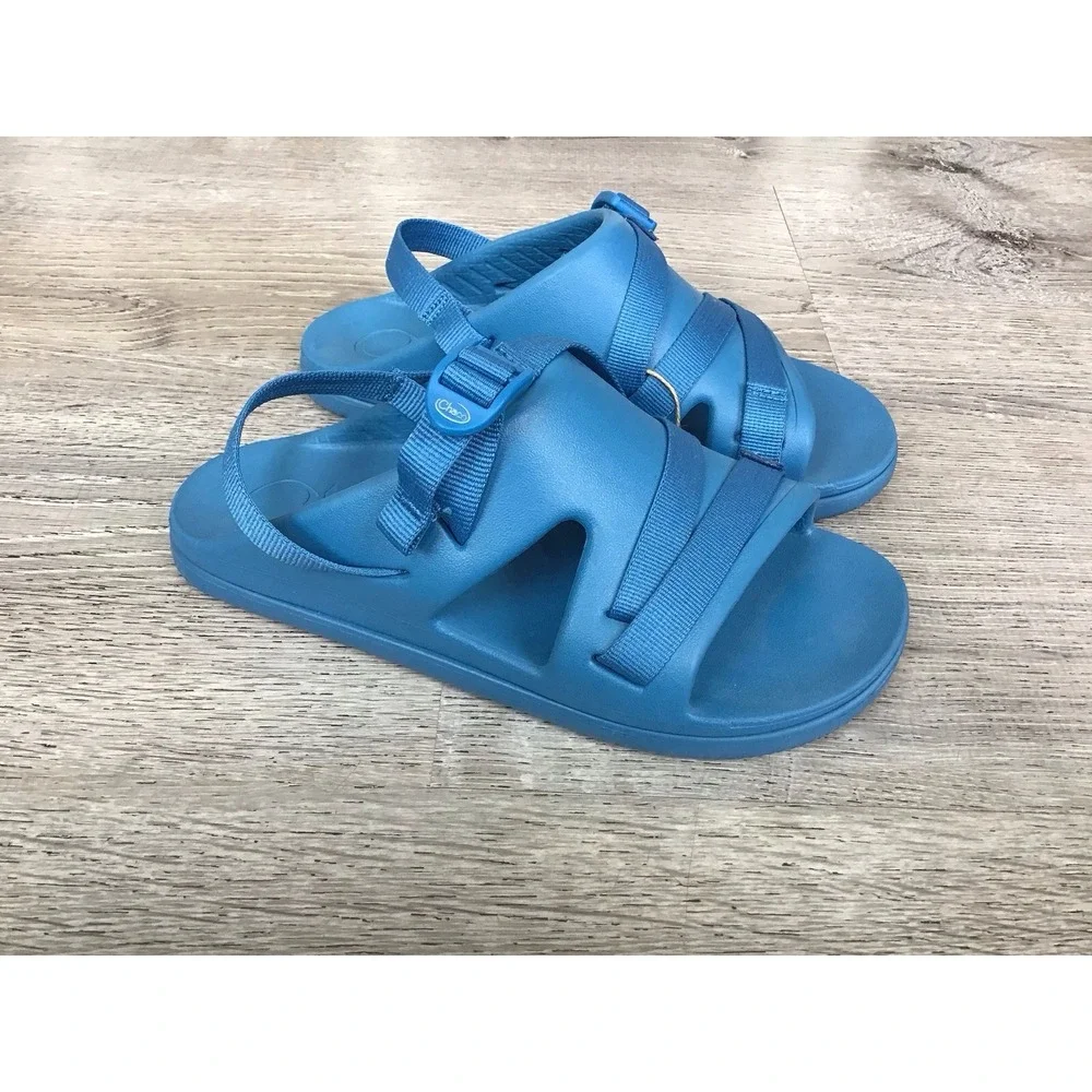 Chaco Ocean Blue Chillos Sport Strappy Adjustable Sandals Kids Size 6
